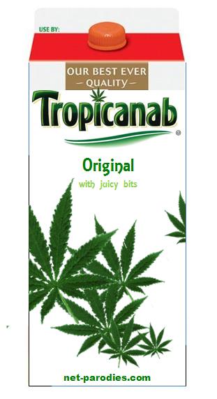 parodie fausse pub boisson jus de fruit tropicana