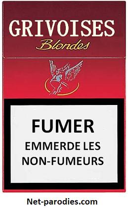 parodie fausse pub cigarettes gauloises