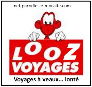 parodie fausse pub agence voyage look voyages