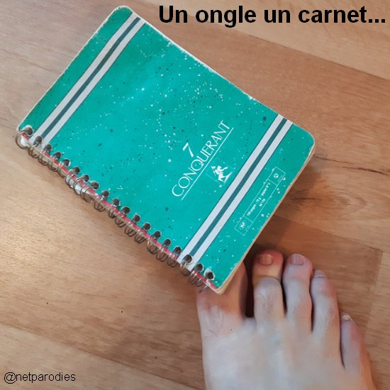 Parodie montage ongle incarne